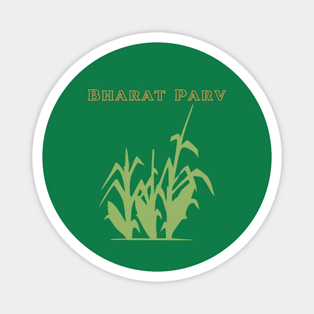 Bharat Parv - Green Plant Magnet by Bharat Parv